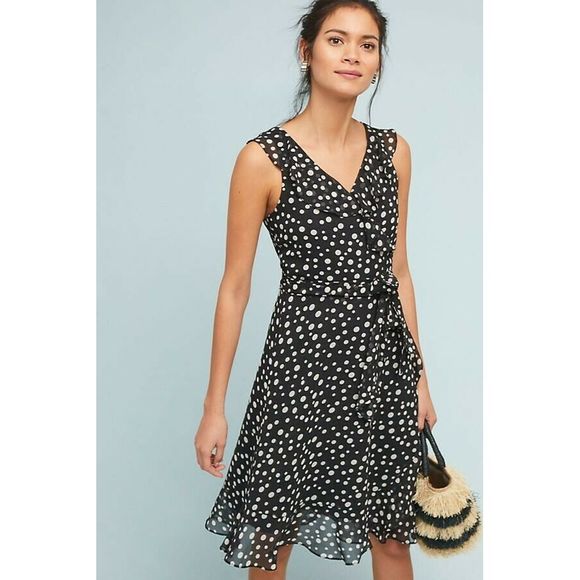donna morgan polka dot dress